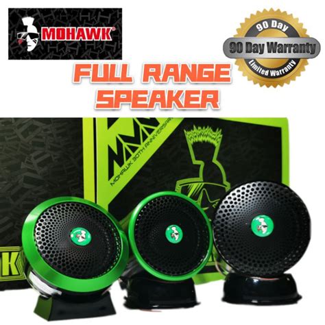 Mohawk Car Full Range Speaker Audio Green Series Inch Inch W