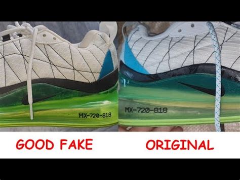 Nike Airmax Real Vs Fake How To Spot Fake Nike Mx