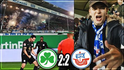 Last Minute Comeback In Unterzahl Stadionvlog F Rth Hansa Rostock