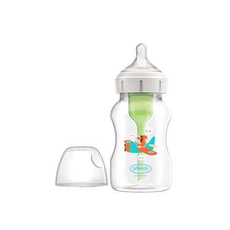 Dr Browns Options Anti Colic Wide Neck Bpa Free Plastic Bottle 3m 330Ml