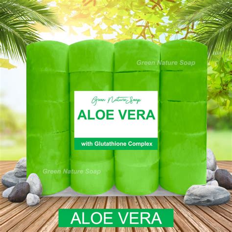 ORIGINAL Korean Aloe Vera Soap With Vitamin E By Green Nature