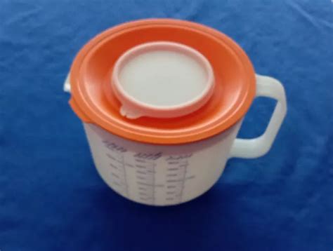 ANCIEN PICHET GRADUÉ Orange Blanc TUPPERWARE EUR 12 00 PicClick FR