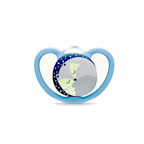 Nuk Silicone Soother Space Night 18 36M 1pc PromoFarma