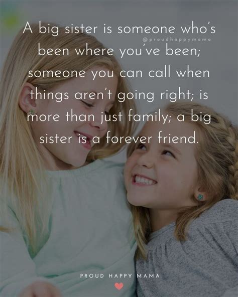 50 Big Sister Quotes And Sayings (With Images)