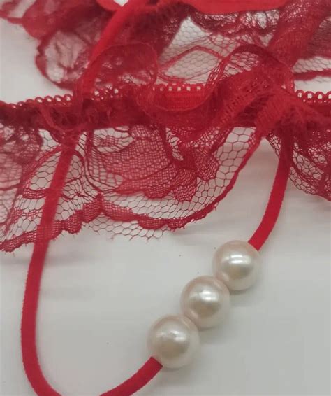 Pairs Sexy Lace Pearl Thong G String Panties Lingerie Underwear Crotchles Ebay