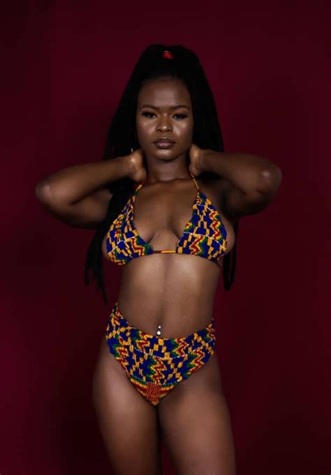 Bikini deux pièces bleu Kente par duroshan Bikinis ANKA