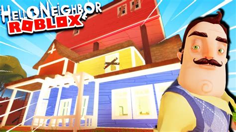 AMAZING HELLO NEIGHBOR REMAKE PRISON ESCAPE Hello Neighbor Roblox