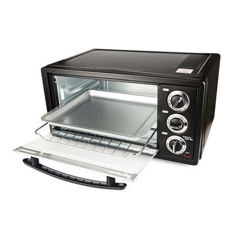 Courant 6 Slice Black Convection Toaster Oven Automatic Shut Off 1300