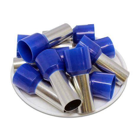 Ad500022 1 Awg 22mm Pin Insulated Ferrules Blue Ferrules Direct