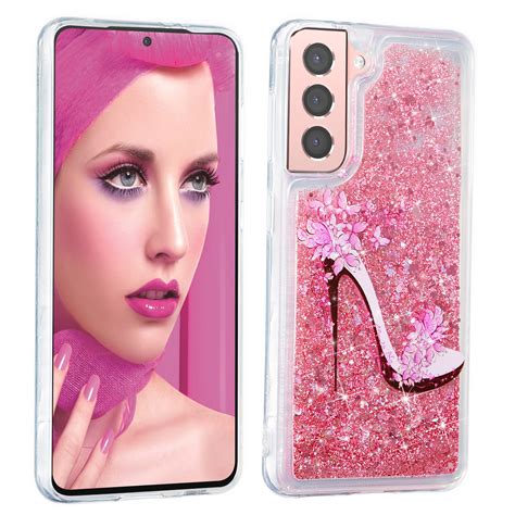 Liquid Glitter Bling Printed Case For Samsung S23 Ultra S22 S21 S20 Phone Cover Ebay