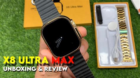 X8 Ultra Max Smart Watch Gold Edition X8 Ultra Smart Watch Unboxing