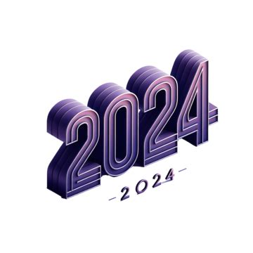 2024 Editable Text Effect Dark Purple Backround Style New Year 2024