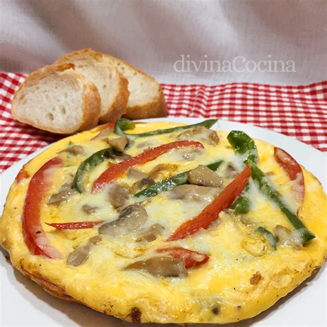 Receta Tortilla Abierta De Verduras Mis Recetas Caseras