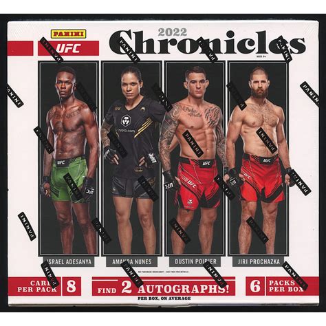 2022 Panini Chronicles UFC Hobby Box Pristine Auction