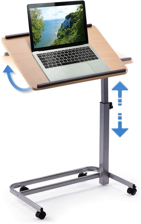 Maximex Computer Beistelltisch H Henverstellbarer Laptoptisch Mit