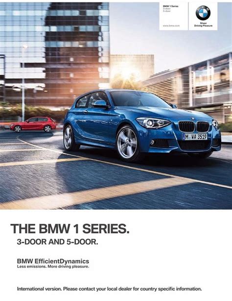 Bmw Series Brochure Prospekt English Edition Genuine Original