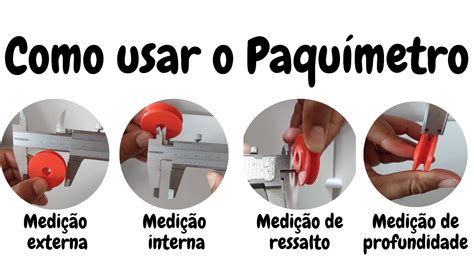 Como usar o paquímetro - Tipos de medição - YouTube