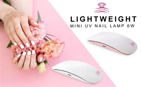 Makartt Nageltrockner 6W LED Mini Nagellampe 60S USB für Gel Nagellack