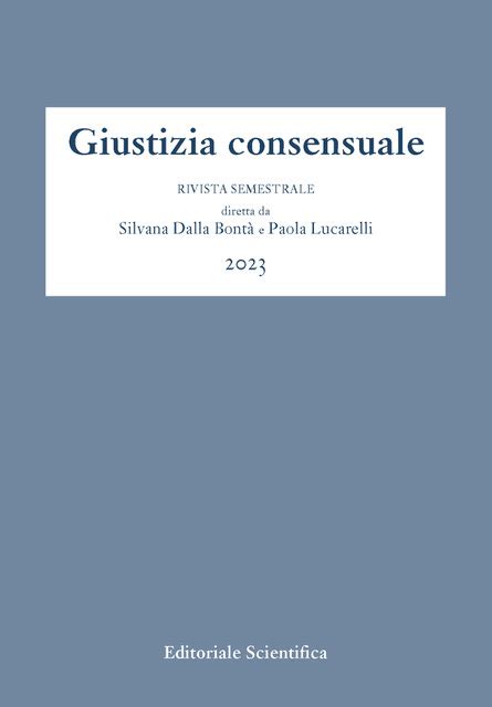 Giustizia Consensuale Editoriale Scientifica