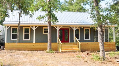 Park Model Cottage Cabin 16x40 W Screen Porch Lovely Tiny House