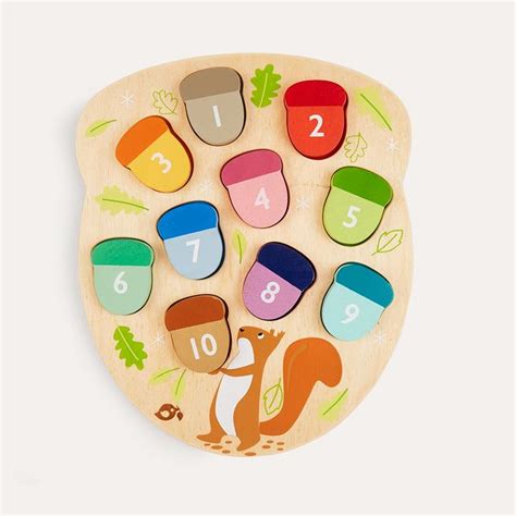 Buy The Tender Leaf Toys How Many Acorns At Kidly Uk Wooden Puzzles