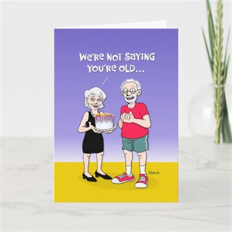 Funny Getting Older Birthday Card Zazzle