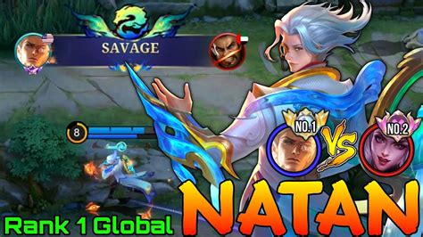 Savage Natan Vs Supreme Alice Top Global Natan Gameplay Mobile