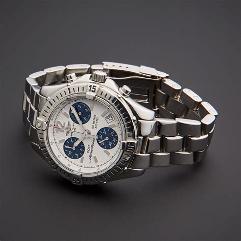 Breitling Colt Chronograph Quartz A53350 Pre Owned Acclaimed Timepieces Touch Of Modern