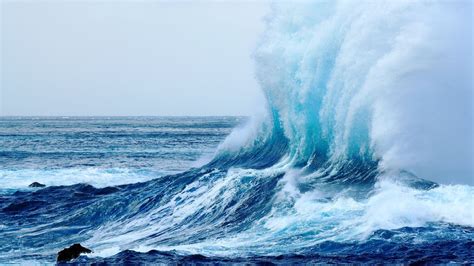 Papel De Parede Mar Costa De Praia Ondas Capa Oceano Onda