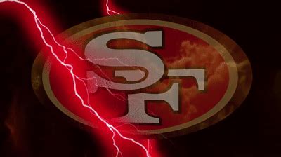 San Francisco 49ers Helmet and Logo Lightning Experience on Make a GIF