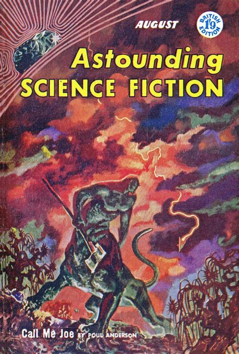 Astounding Science Fiction August 1957 Cover Art By Kelly Freas