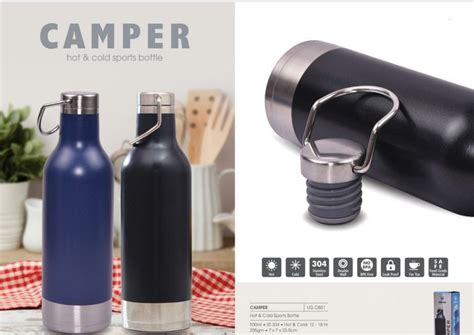 Stainless Steel Screw Type Hot Cold Sports Bottle Round Capacity ML At Piece In