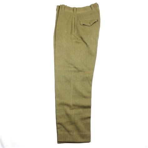 44th Collectors Avenue Officers OD Wool Serge Field Trousers W33 L32