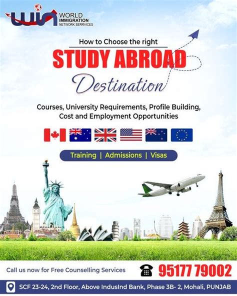 Study Abroad Overseas Education Consultants Mohali World Immigration