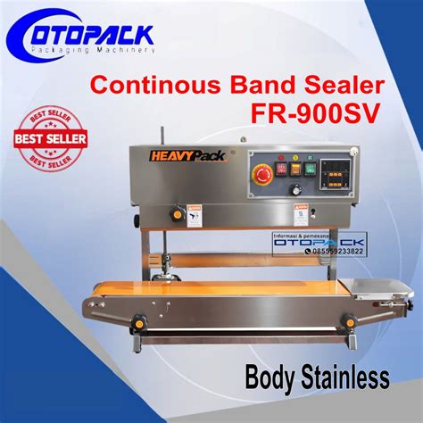 Jual FR 900SV Heavypack Mesin Segel Plastik Vertikal Continous Band