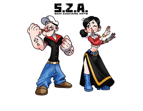 Popeye Characters 1 by SamZacharyArts on DeviantArt