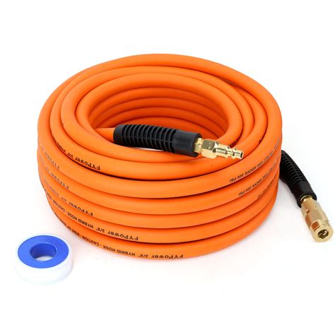 Fypower Air Compressor Hose 38 Inch X 50 Feet Hybrid Hose With