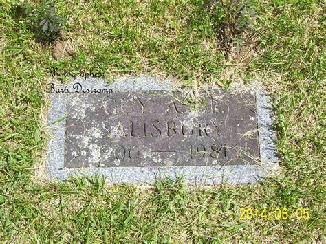 Guy Alexander Salisbury 1900 1981 Find A Grave Memorial