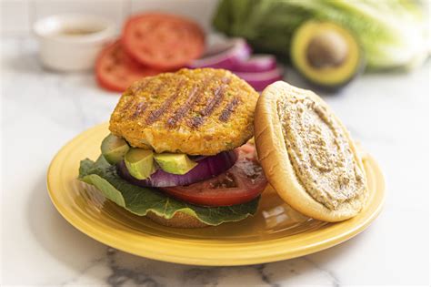 Vegan Chickpea Veggie Burger Recipe