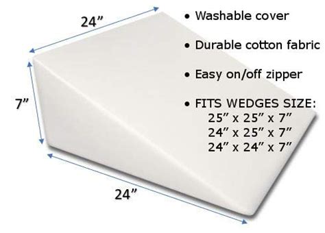 Foam Bed Wedge Replacement Cover - Multiple Sizes – MoonRest