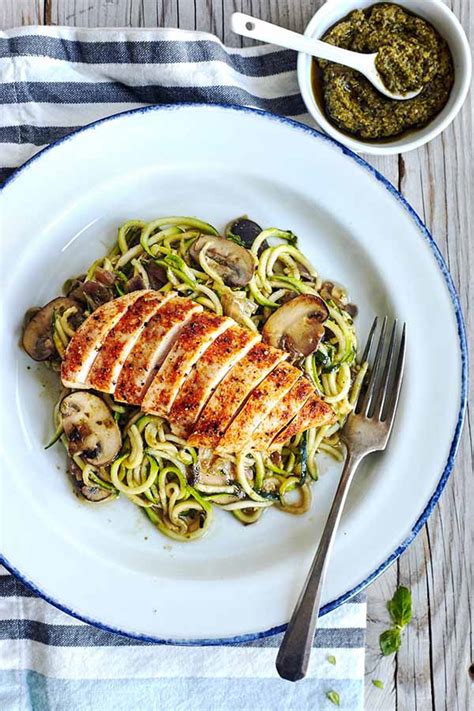 Chicken Zucchini Noodle Recipe Setkab