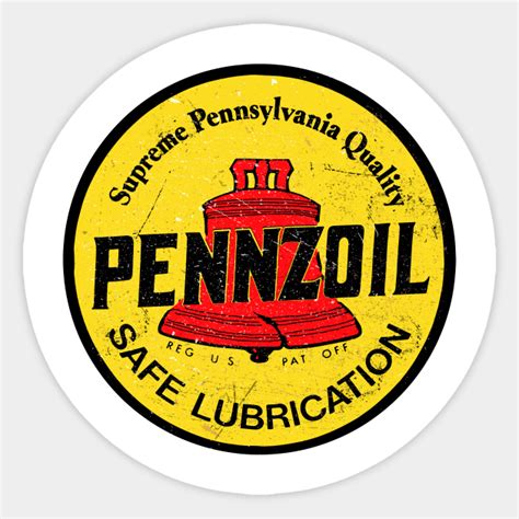 Pennzoil Vintage Oil Company Gas And Oil Sticker Teepublic