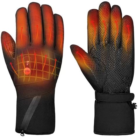 Savior Heat Unisex Electric Rechargeable Heated Hand Warmer Gloves