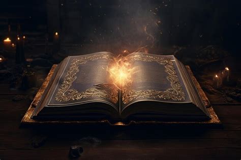 Premium Photo Mysterious Book Opening To Reveal A Hidden Realm