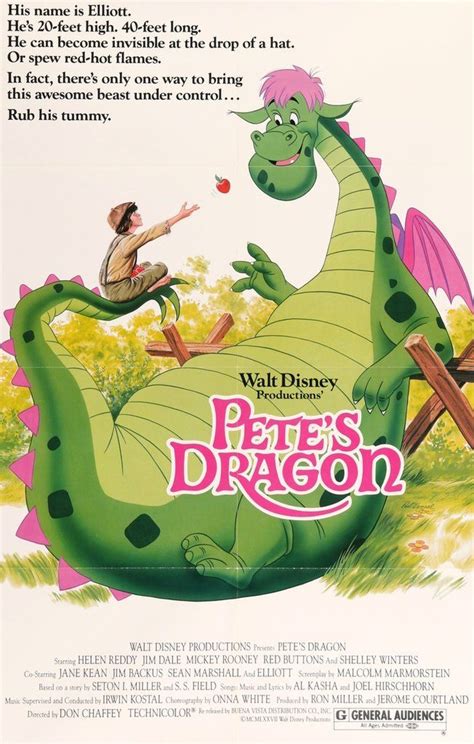 Pete's Dragon (1977) | Pete dragon, Pete's dragon 1977, Disney posters