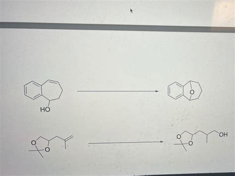 Solved 1 Provide The Missing Starting Materials Reagents