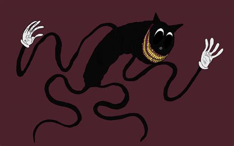 Download Cartoon Cat Scary Wallpaper | Wallpapers.com