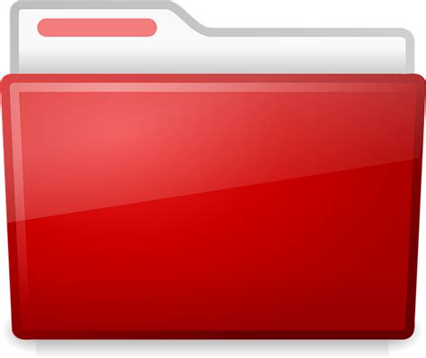 folder directory red royalty  vector graphic pixabay