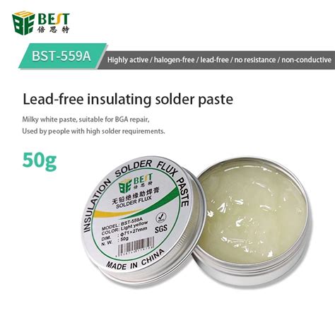 Lead Free Insulating Solder Flux Paste Factory China Bga Solder Paste