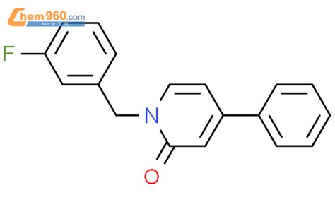 879893 40 0 2 1H Pyridinone 1 3 fluorophenyl methyl 4 phenyl 化学式